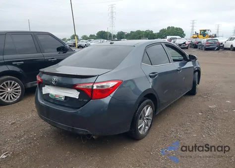 2014 Toyota Corolla Le Eco Premium from USA, damaged, VIN 5YFBPRHE6EP018010